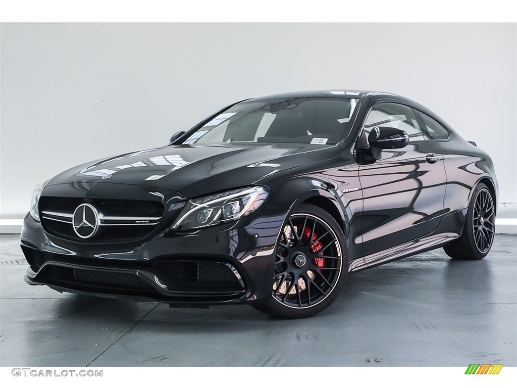 Obsidian Black Metallic 2018 Mercedes-Benz C 63 S AMG Coupe Exterior Photo #126707156