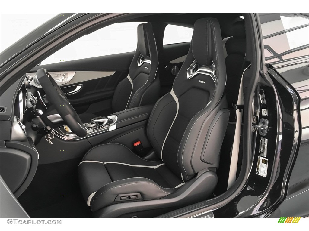 Black Interior 2018 Mercedes-Benz C 63 S AMG Coupe Photo #126707186