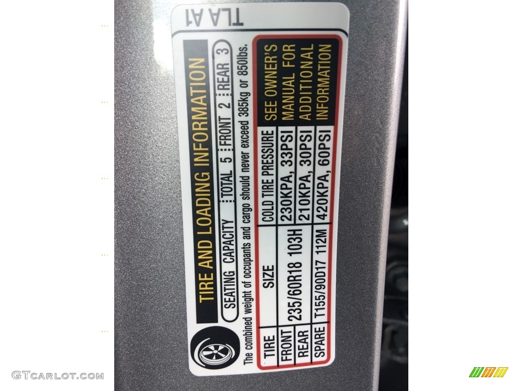 2018 CR-V EX AWD - Lunar Silver Metallic / Black photo #27