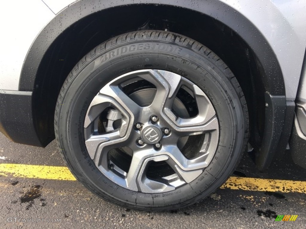 2018 CR-V EX AWD - Lunar Silver Metallic / Black photo #29