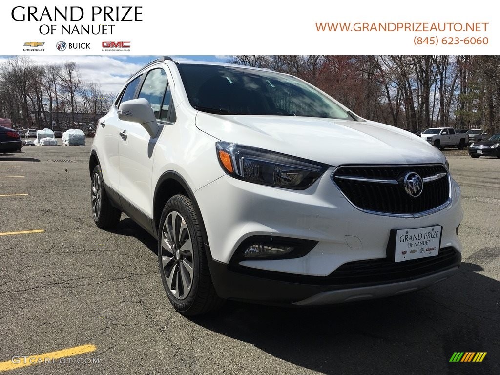 2018 Encore Preferred II AWD - Summit White / Ebony photo #1