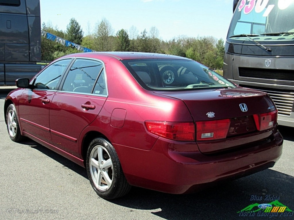 2005 Accord EX Sedan - Redondo Red Pearl / Gray photo #3