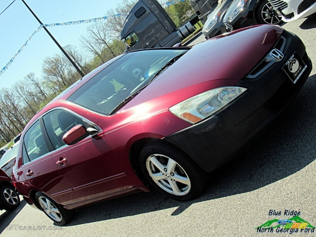 2005 Accord EX Sedan - Redondo Red Pearl / Gray photo #25