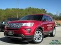 2018 Ruby Red Ford Explorer XLT  photo #1