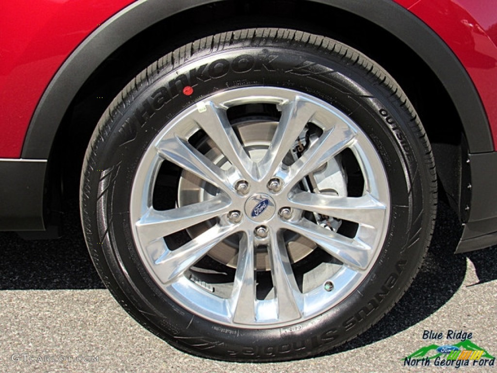 2018 Explorer XLT - Ruby Red / Medium Stone photo #9