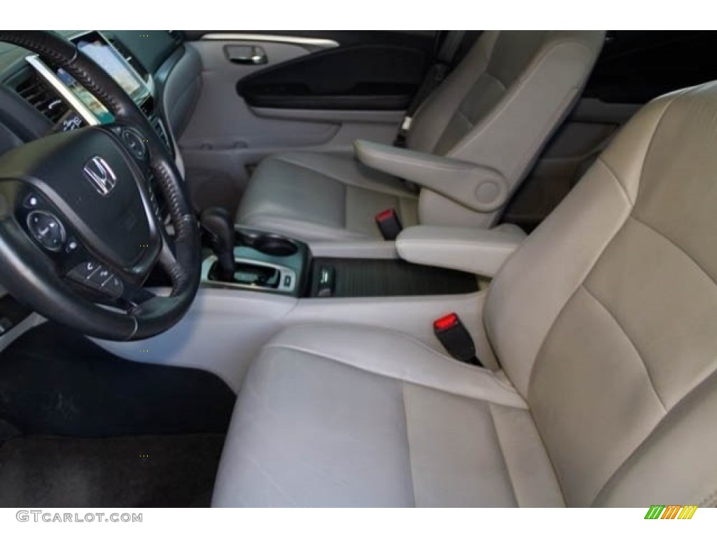 2016 Pilot EX-L - Lunar Silver Metallic / Gray photo #3