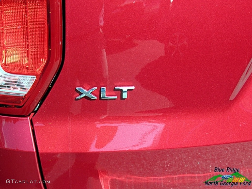 2018 Explorer XLT - Ruby Red / Medium Stone photo #35