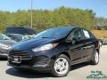 2018 Shadow Black Ford Fiesta SE Sedan  photo #1