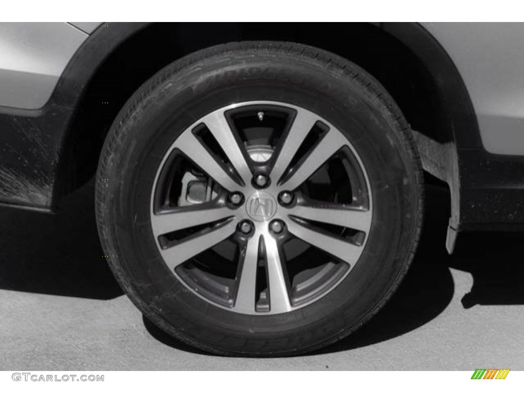 2016 Pilot EX-L - Lunar Silver Metallic / Gray photo #38