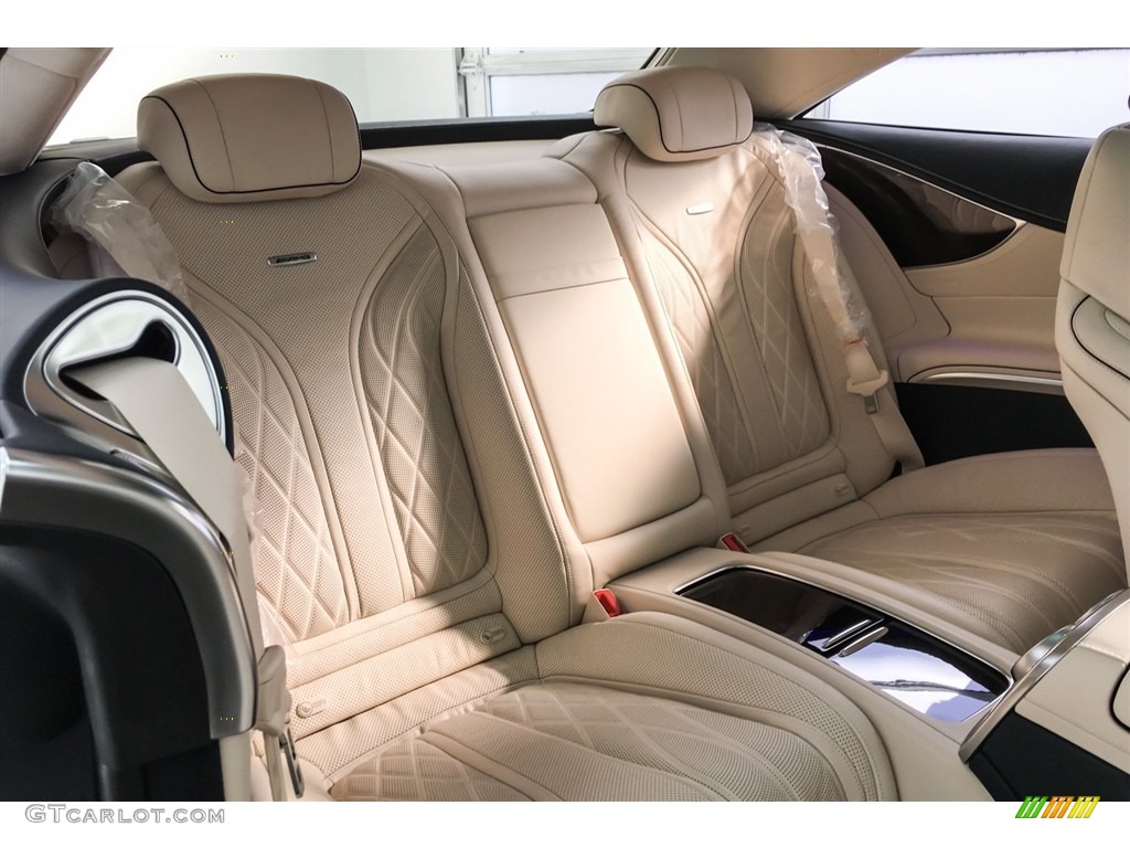 2018 Mercedes-Benz S AMG S63 Coupe Rear Seat Photo #126711887