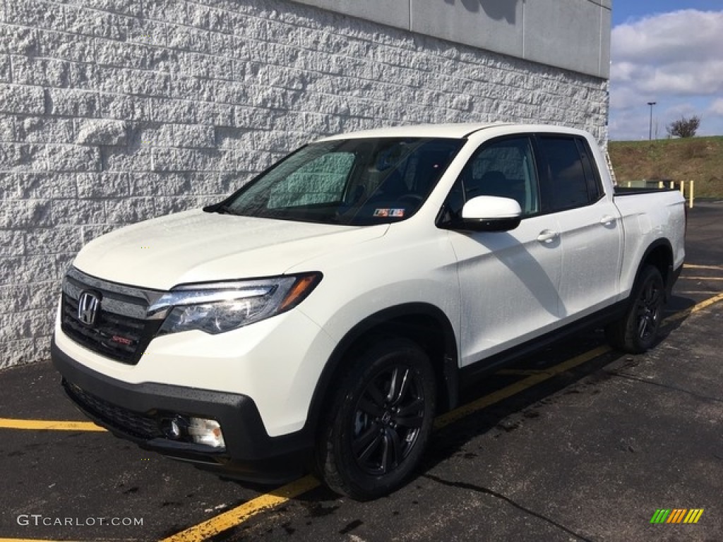 White Diamond Pearl 2019 Honda Ridgeline Sport AWD Exterior Photo #126712415