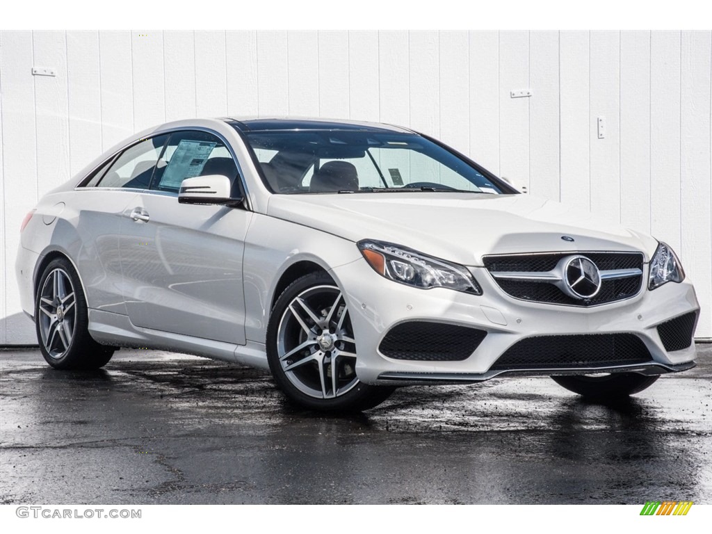 designo Diamond White Metallic 2017 Mercedes-Benz E 400 Coupe Exterior Photo #126712493
