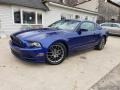 2013 Deep Impact Blue Metallic Ford Mustang V6 Premium Coupe  photo #2
