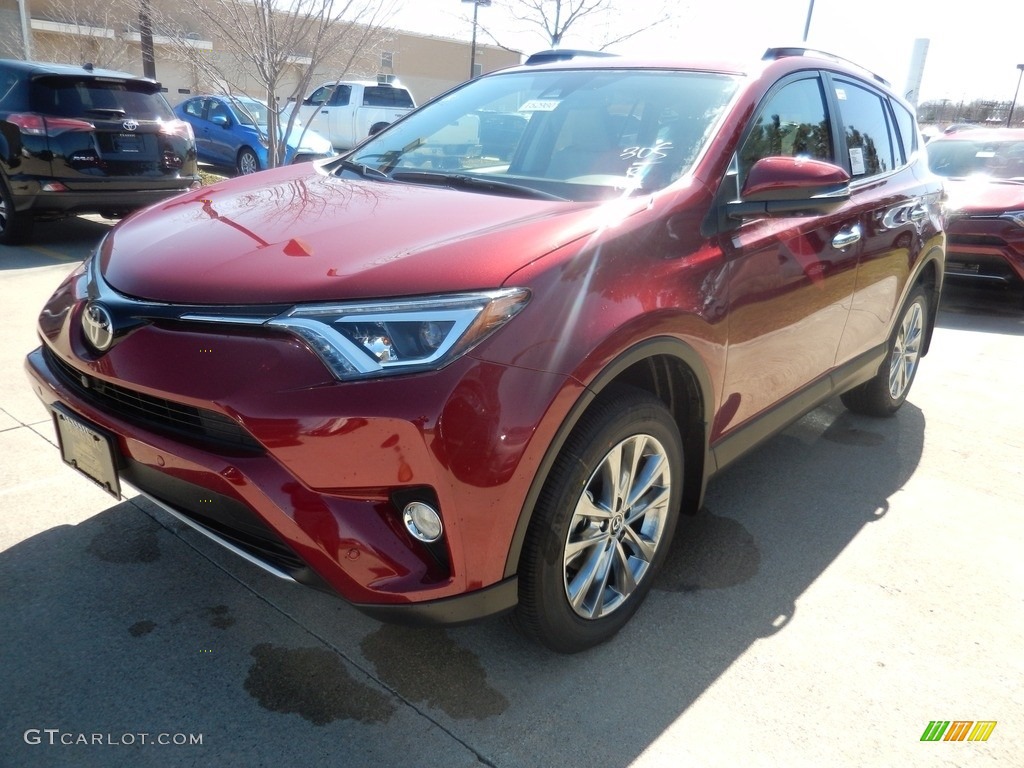 2018 RAV4 Limited AWD - Ruby Flare Pearl / Ash photo #1