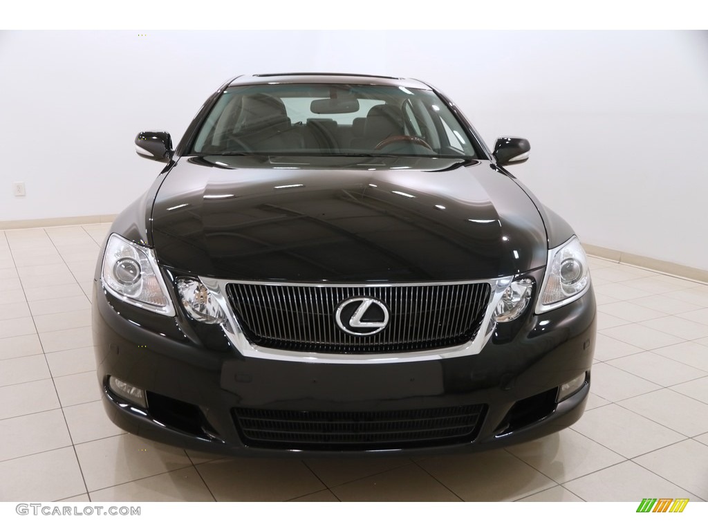 2011 GS 350 AWD - Obsidian Black / Black/Red Walnut photo #2