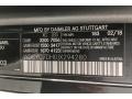 2018 G 63 AMG Magnetite Black Metallic Color Code 183