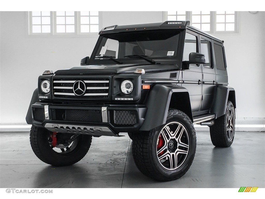 designo Night Black Magno (Matte) 2018 Mercedes-Benz G 550 4x4 Squared Exterior Photo #126717132