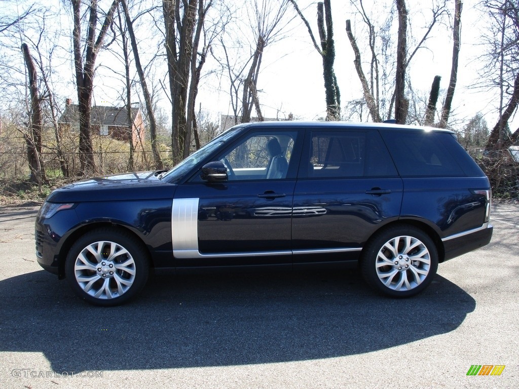 2018 Range Rover HSE - Loire Blue Metallic / Ebony photo #6