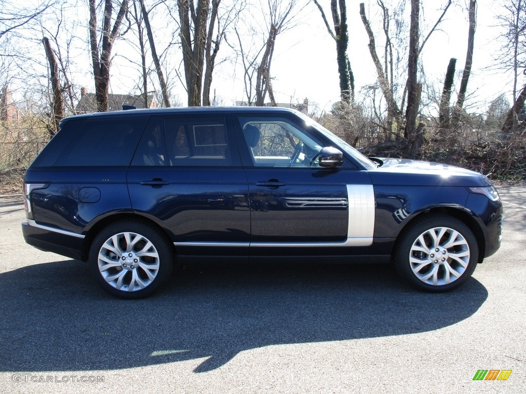 2018 Range Rover HSE - Loire Blue Metallic / Ebony photo #9