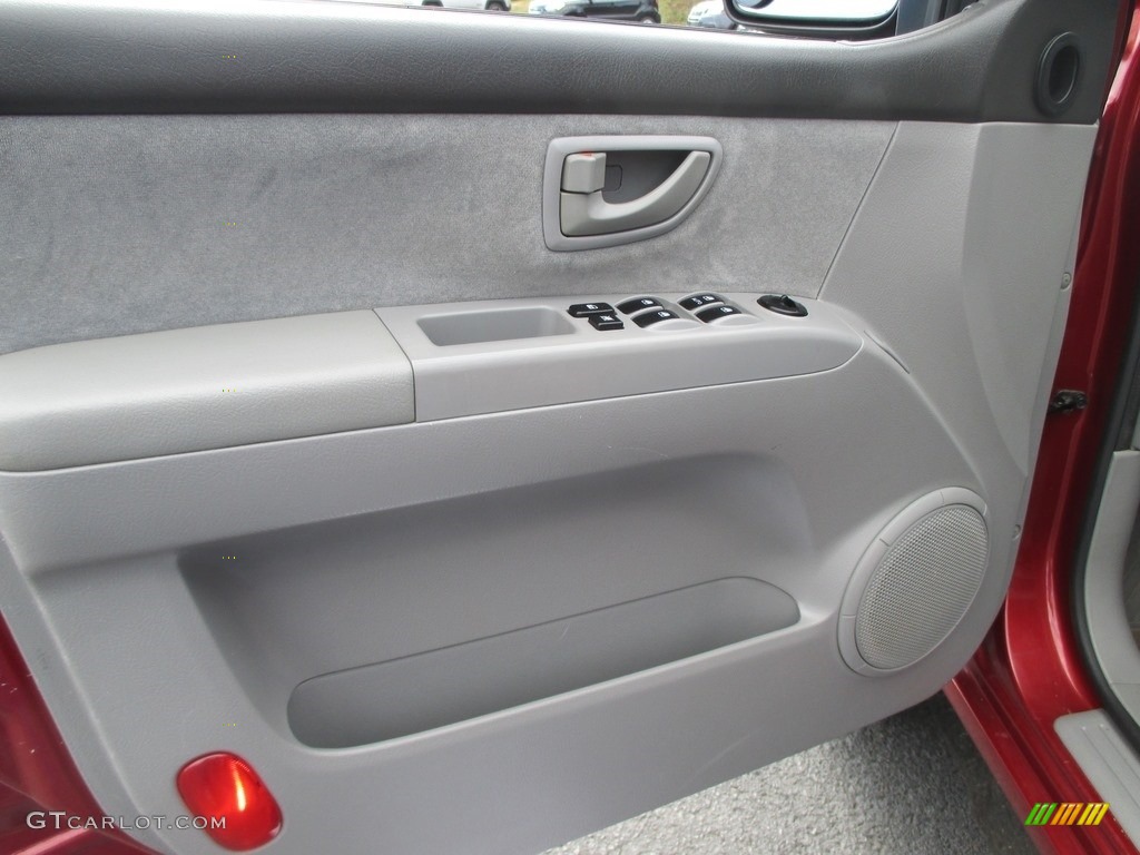 2008 Sorento LX 4x4 - Spicy Red / Gray photo #13