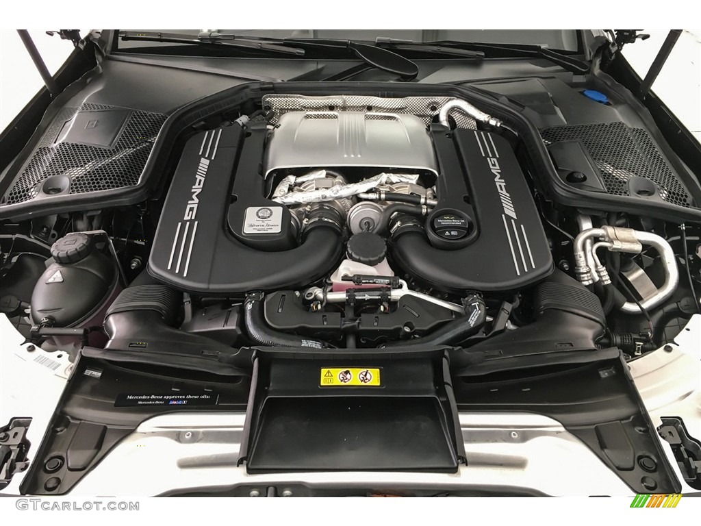 2018 Mercedes-Benz C 63 AMG Coupe 4.0 Liter AMG biturbo DOHC 32-Valve VVT V8 Engine Photo #126720306