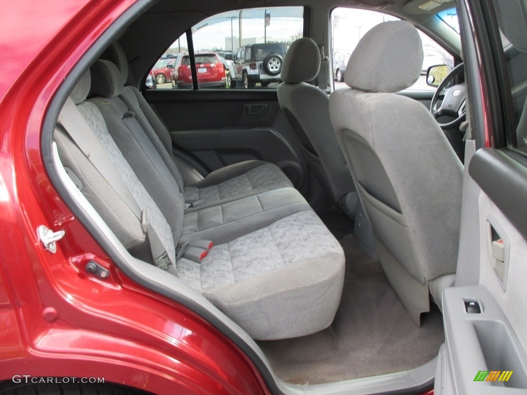 2008 Sorento LX 4x4 - Spicy Red / Gray photo #18