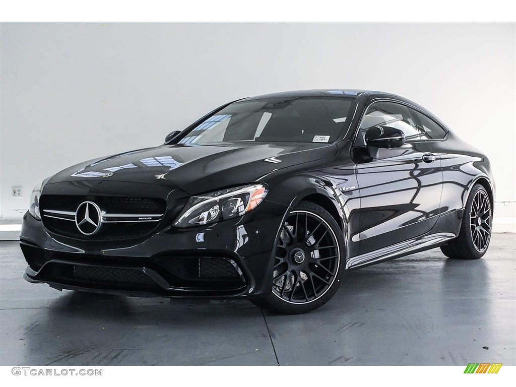Obsidian Black Metallic 2018 Mercedes-Benz C 63 AMG Coupe Exterior Photo #126720417