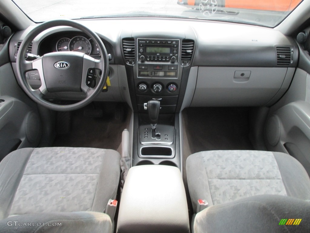 2008 Sorento LX 4x4 - Spicy Red / Gray photo #23