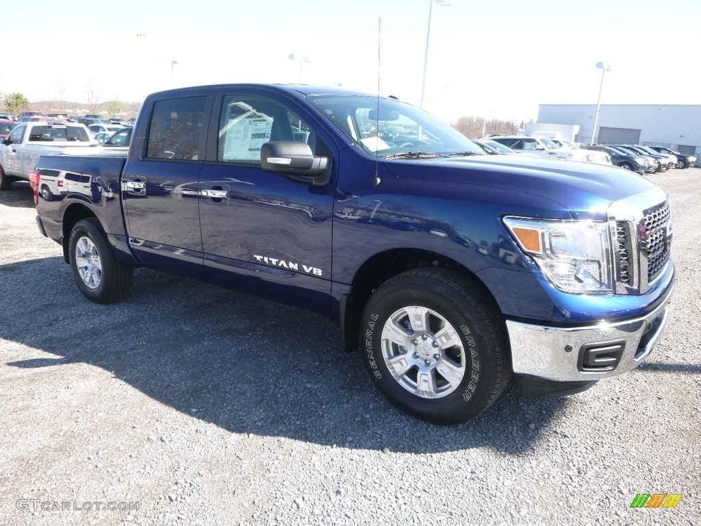 2018 Titan SV Crew Cab 4x4 - Deep Blue Pearl / Black photo #1