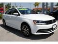 2017 Pure White Volkswagen Jetta SE  photo #2