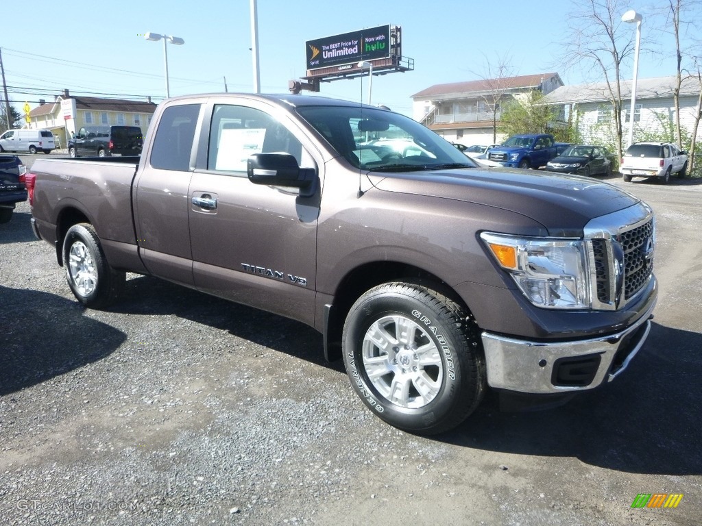 2018 Titan SV King Cab 4x4 - Java Metallic / Beige photo #1