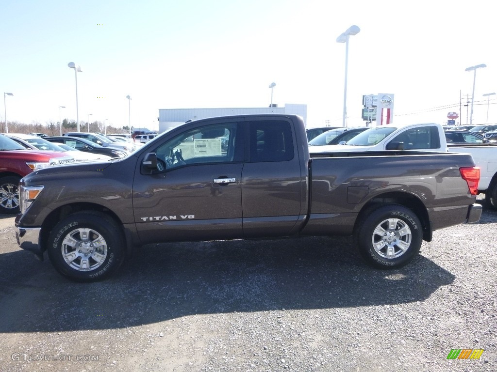 2018 Titan SV King Cab 4x4 - Java Metallic / Beige photo #7