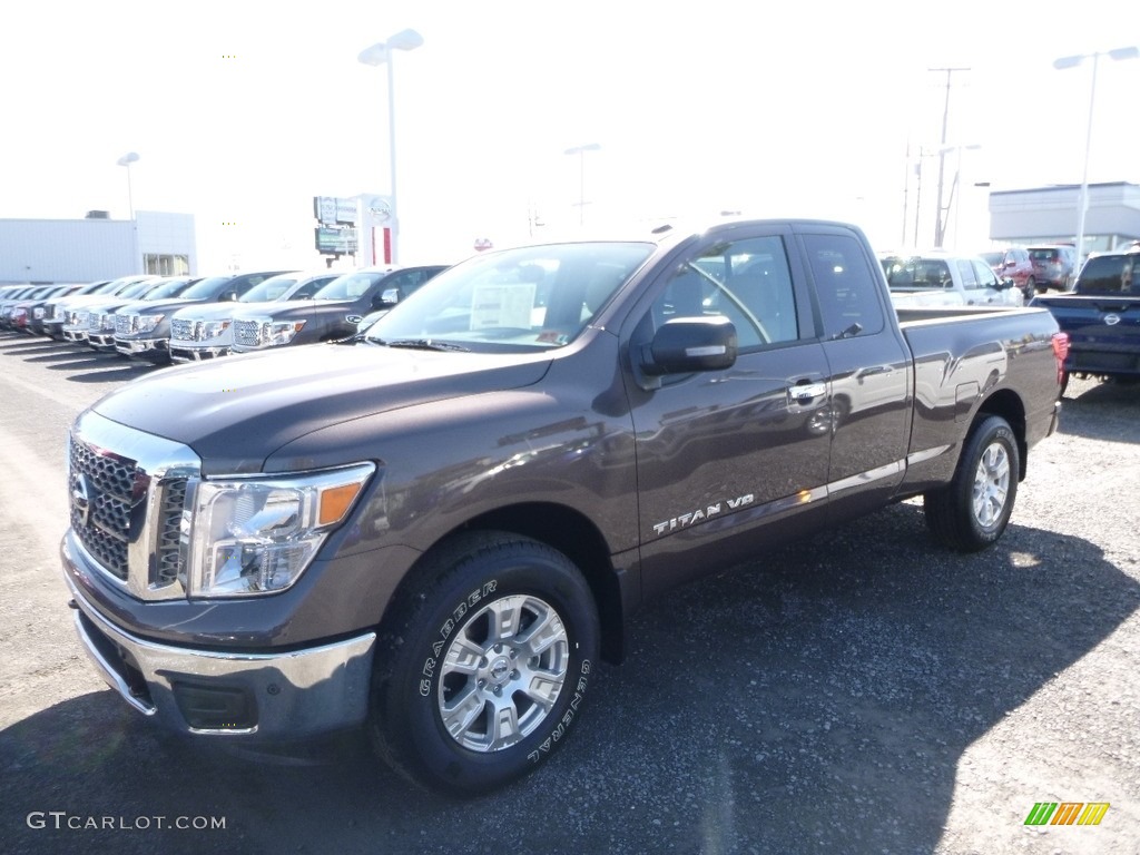 2018 Titan SV King Cab 4x4 - Java Metallic / Beige photo #8