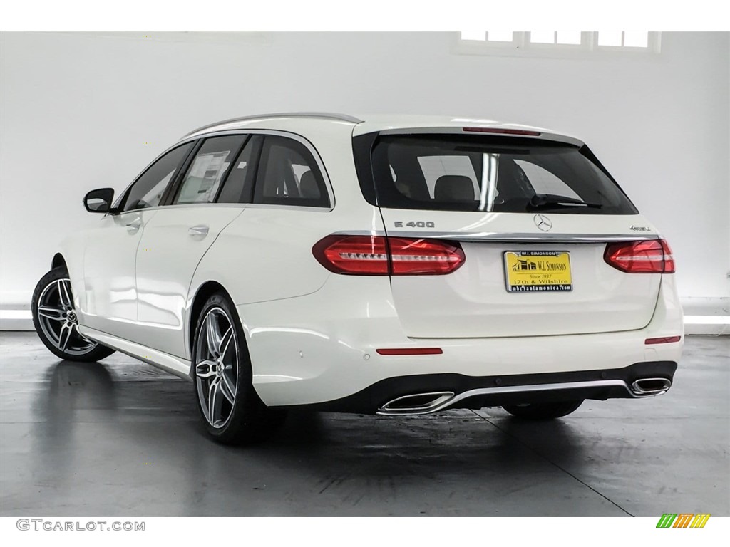 2018 E 400 4Matic Wagon - designo Diamond White Metallic / Macchiato Beige/Black photo #3