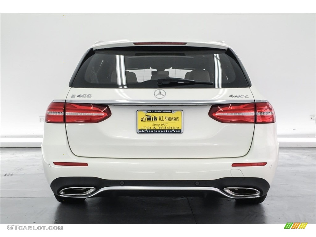 2018 E 400 4Matic Wagon - designo Diamond White Metallic / Macchiato Beige/Black photo #4