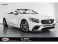 2018 designo Diamond White Metallic Mercedes-Benz S AMG S63 Cabriolet  photo #1