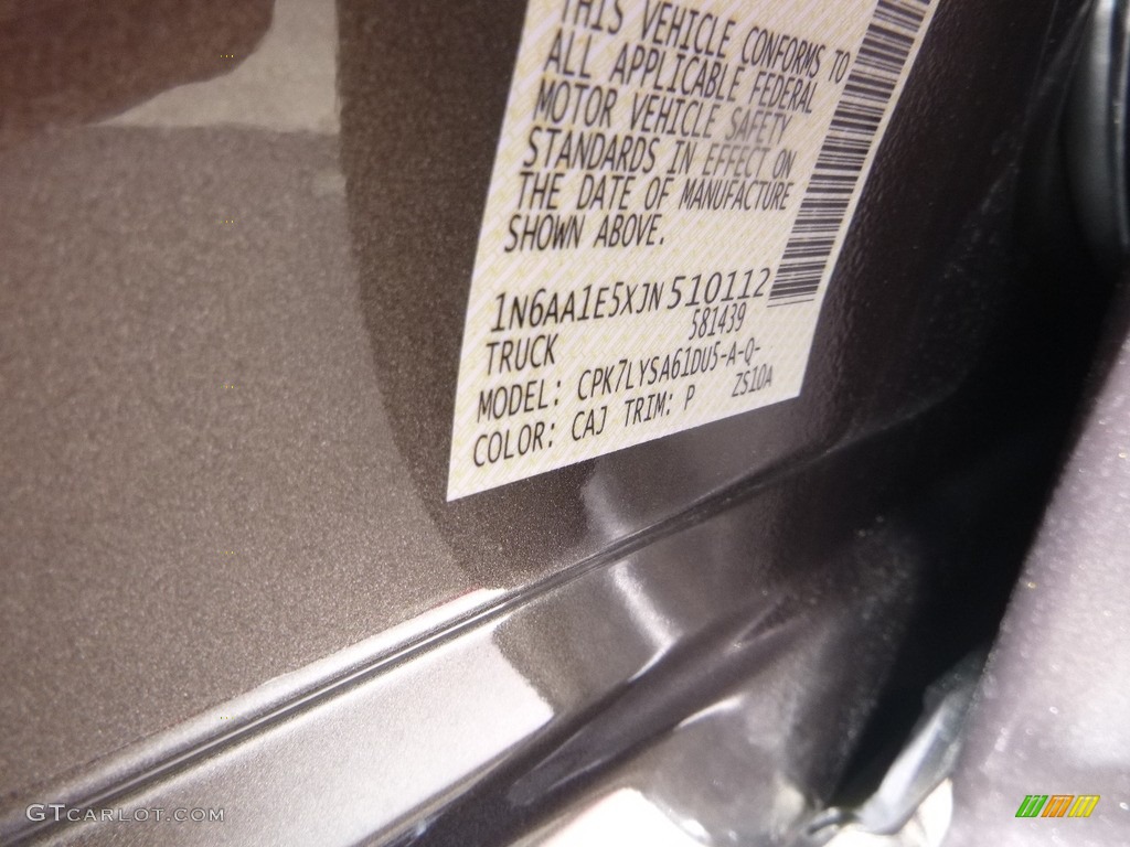 2018 Titan Color Code CAJ for Java Metallic Photo #126724146