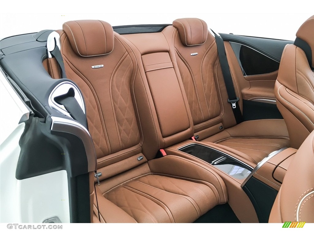 2018 Mercedes-Benz S AMG S63 Cabriolet Rear Seat Photo #126724317