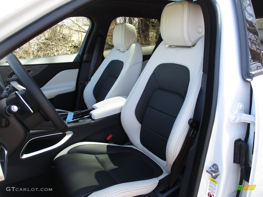 Ebony/Light Oyster Interior 2018 Jaguar FPACE S AWD Photo 126725607
