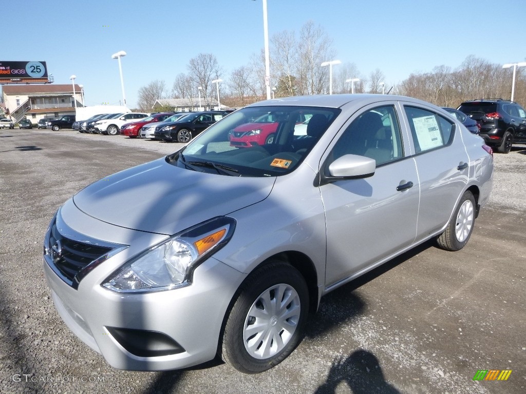 Brilliant Silver 2018 Nissan Versa S Exterior Photo #126726207