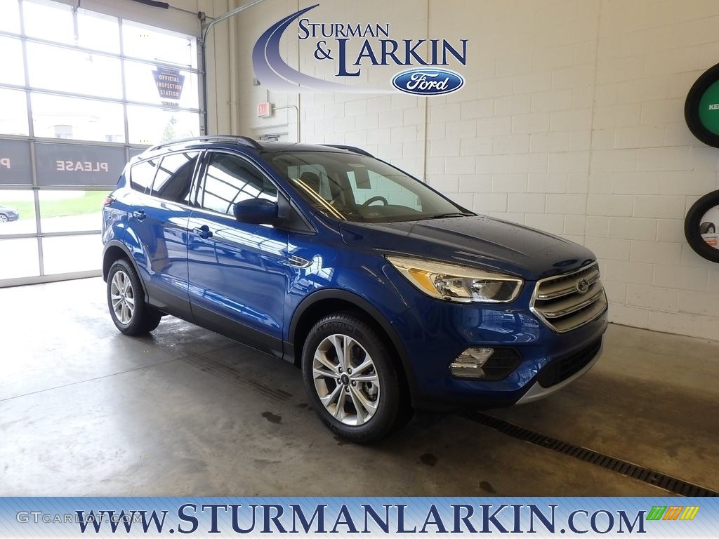 2018 Escape SE 4WD - Lightning Blue / Charcoal Black photo #1