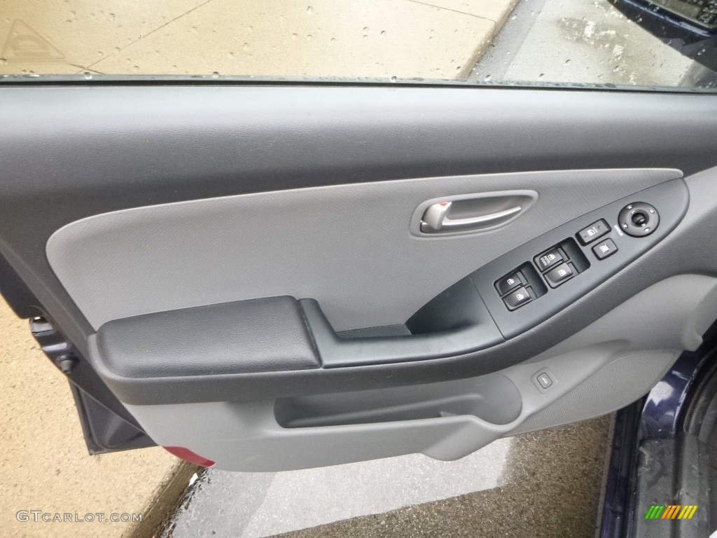 2008 Elantra GLS Sedan - Regatta Blue Metallic / Gray photo #14