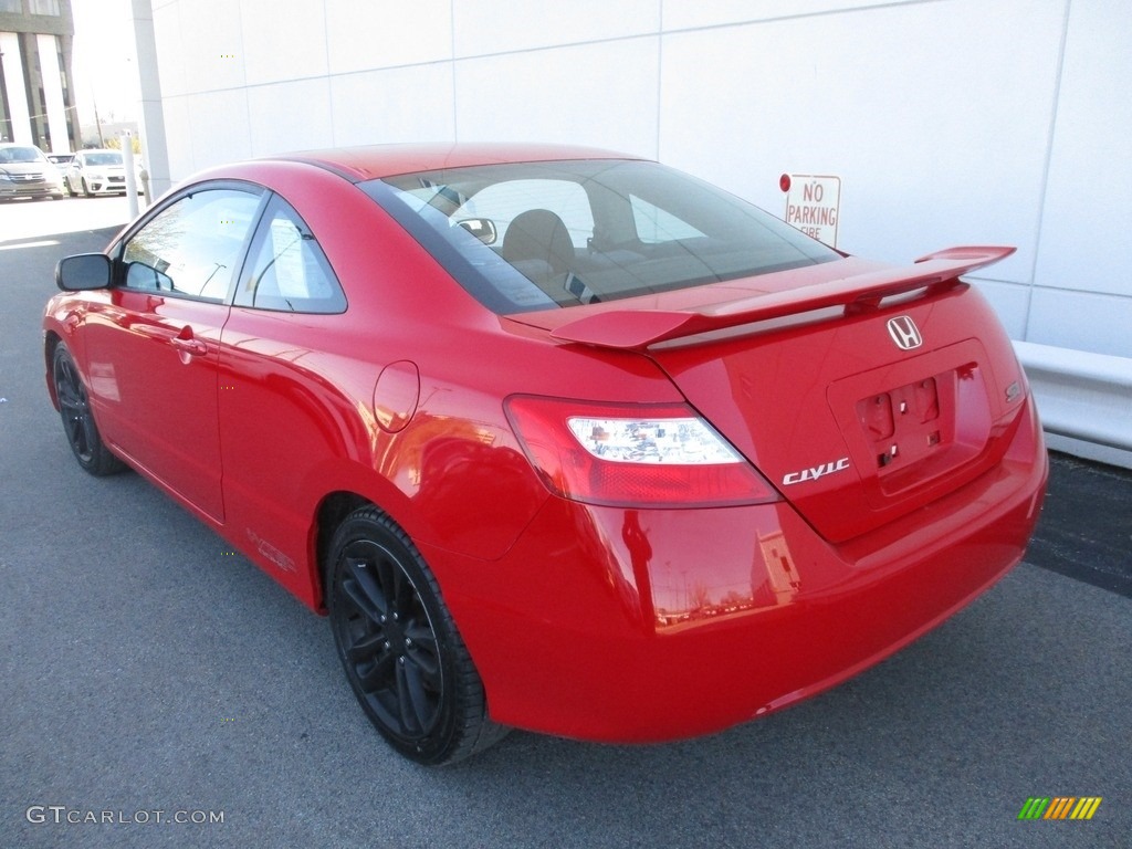 2007 Civic Si Coupe - Rallye Red / Black photo #3