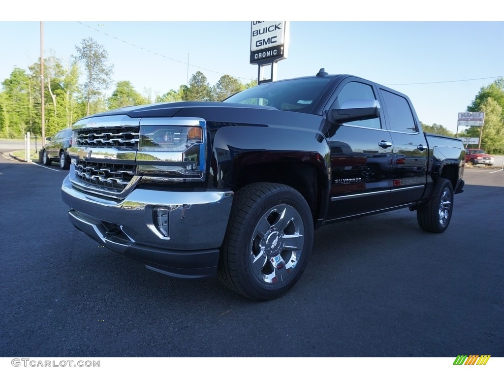 2018 Silverado 1500 LTZ Crew Cab 4x4 - Black / Jet Black photo #3