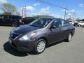 2015 Amethyst Gray Nissan Versa 1.6 S Sedan  photo #3