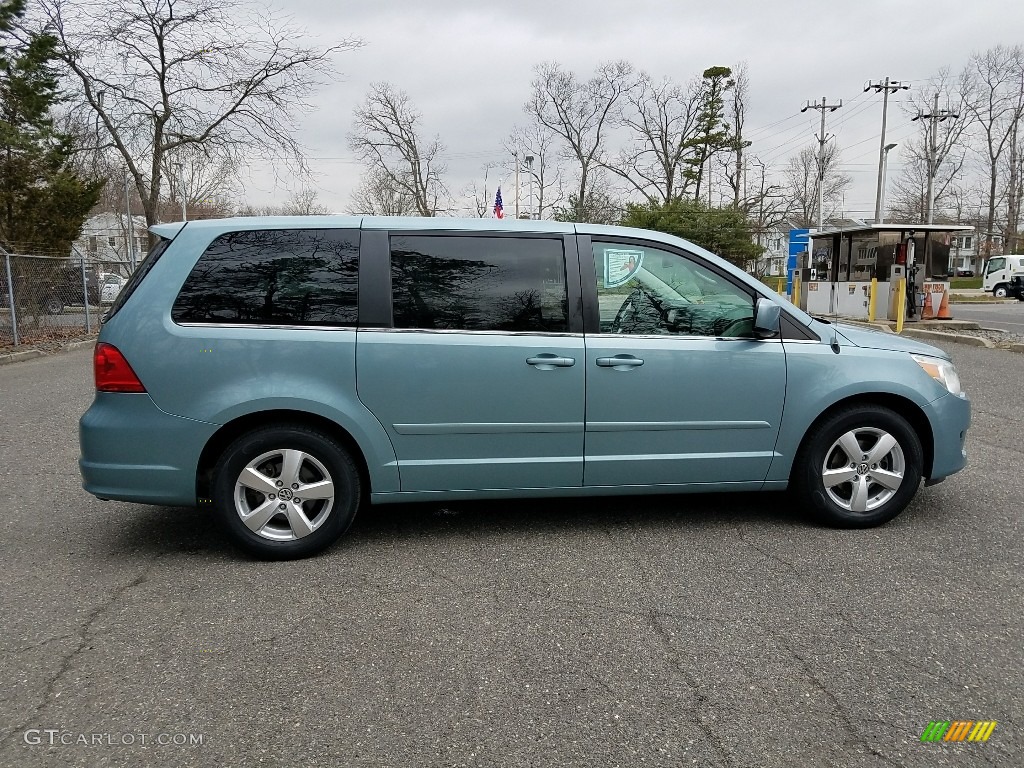 2009 Routan SEL - Antigua Blue Metallic / Aero Grey photo #8