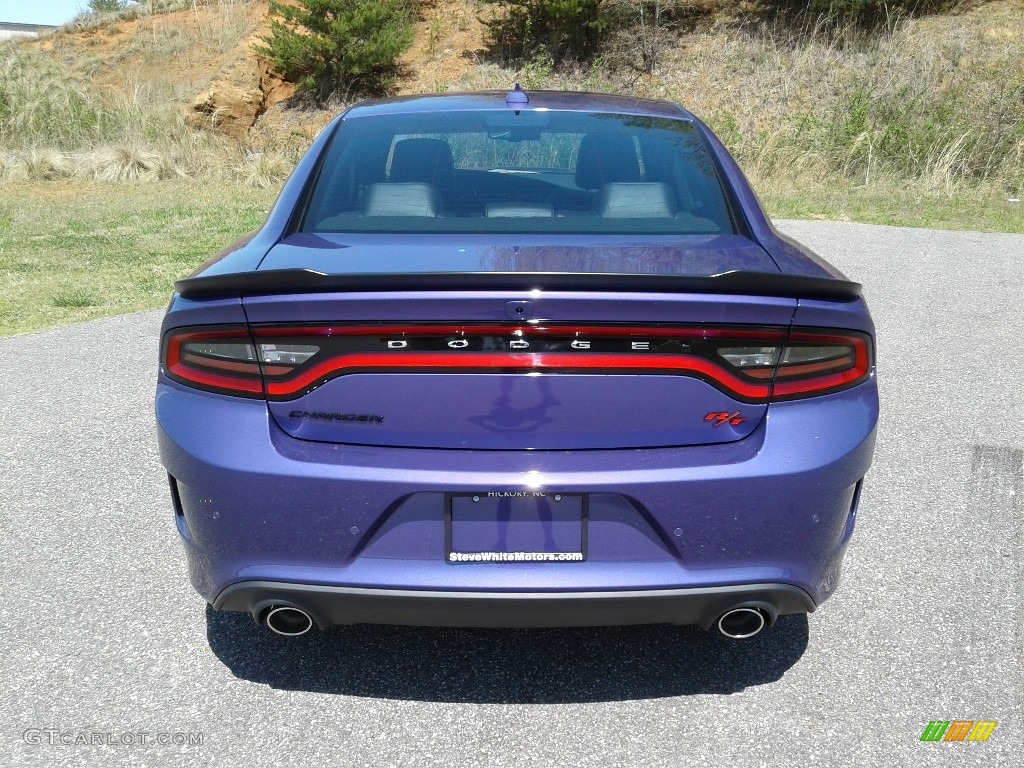 2018 Charger R/T Scat Pack - Plum Crazy Pearl / Black photo #7