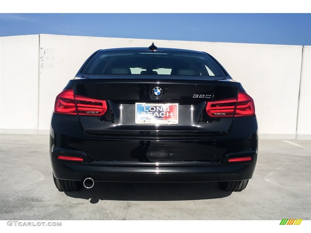 2018 3 Series 320i Sedan - Jet Black / Black photo #4