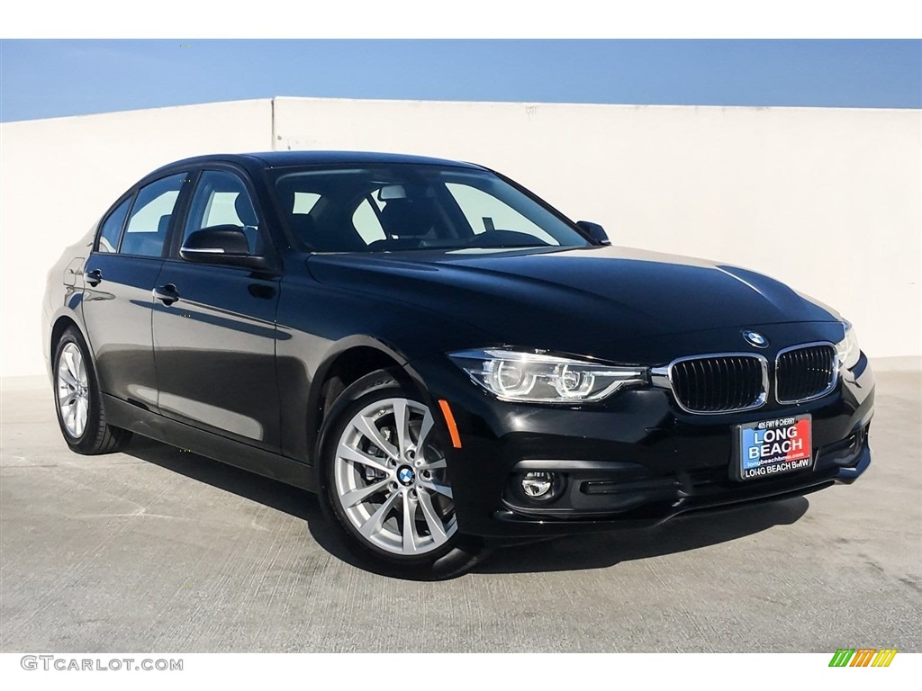 2018 3 Series 320i Sedan - Jet Black / Black photo #12