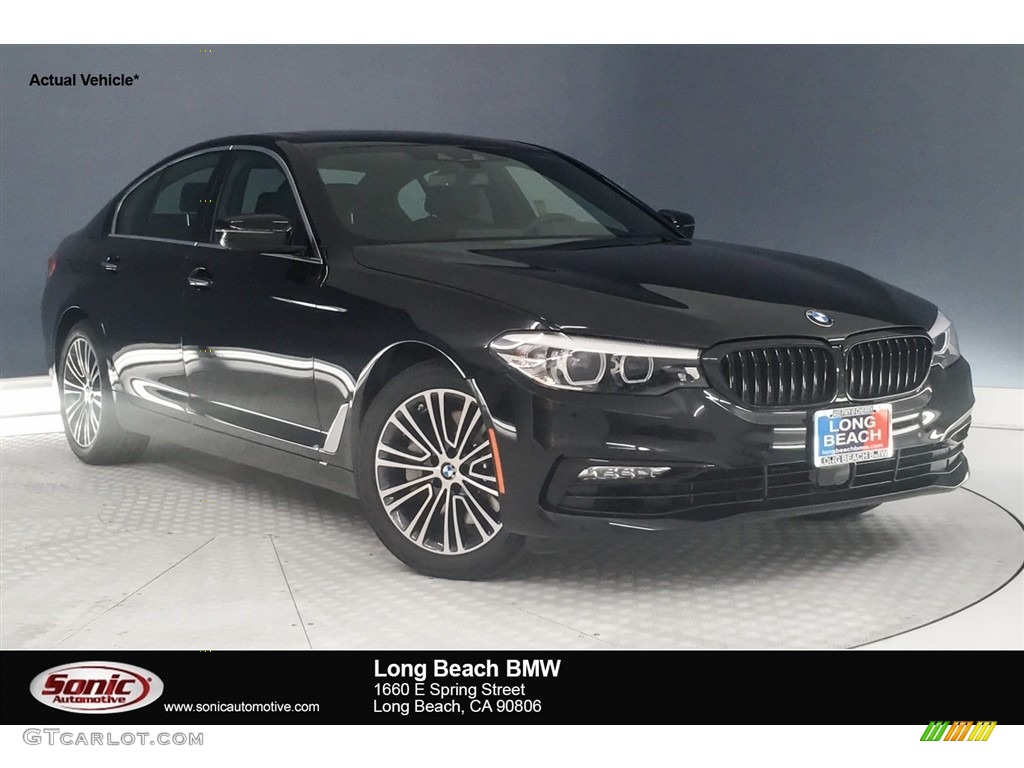 2018 5 Series 530i Sedan - Jet Black / Black photo #1